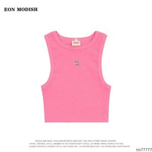 Tanks de conception de conception Camis Eon Eon Weome Wear |2023 Printemps / été Nouveau American Metal Label Spicy Girl Slim Fit Raceback Top Top