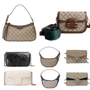 Sac à bandoulière de créateur Classic Retro Luxury Handbag Sac à bandoulière à la mode pour femmes Luxueuse portefeuille en cuir haut de gamme portefeuille