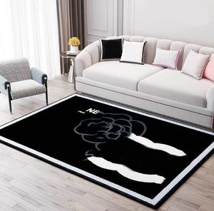 Tapis de salle de bain de styliste haut de gamme, décoratif pour la maison, pour porte d'entrée, en Polyester, décontracté, en caoutchouc, antidérapant, pour le sol