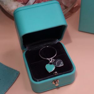 Top Designer Merk Klassiek Emaille Groene Perzik Hart Ring Mannen en Vrouwen Sterling Sier Half Hoop Oorbellen met Rose Vergulde Sieraden