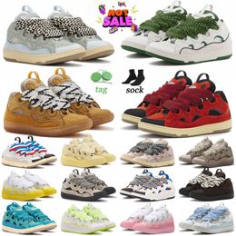 lanvin sneakers lanvins shoes lanvin logo lanvis lavins leather curb luxurys designer brand 【code ：L】 mens women Calfskin platform fashion loafers plate-forme rubber