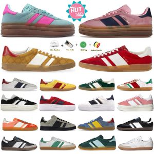 Top Designer Campues 00S Sneakers hommes Chaussures femmes Sneakers décontractés Couleur solide Og Chaussures de course Fashion plate basse chaussures blanches Cloud Core Brown College Green