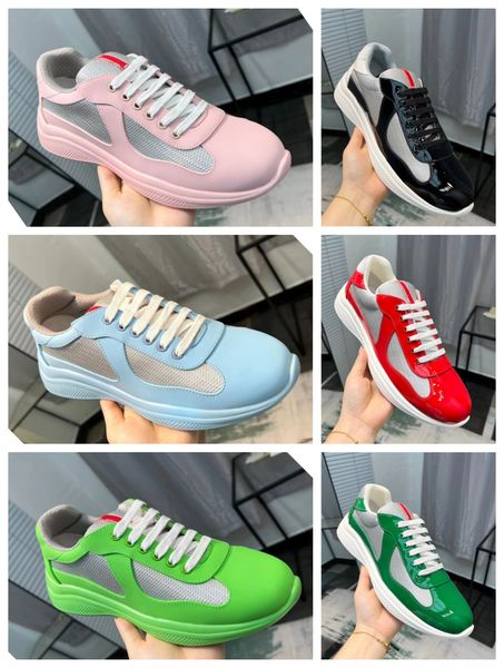 TOP Designer Classique et Confortable Gaobang Hommes Casual Chaussures Contraste Couleur Tendance Respirant À Lacets Rose Jaune Hommes Chaussures De Sport Taille 38-45