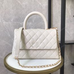 TOP designer sacs à bandoulière femme sac fourre-tout grand sac noir blanc sac de luxe sac de luxe en peau de lézard sort sac à rabat classique en cuir de vachette caviar sac femme blanc emballage boîte cadeau