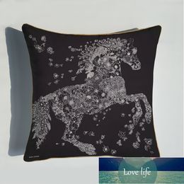 Coussin de dossier de canapé d'hôtel, coussin de luxe de Style cheval léger de Style européen de styliste Double face imprimé Ktv