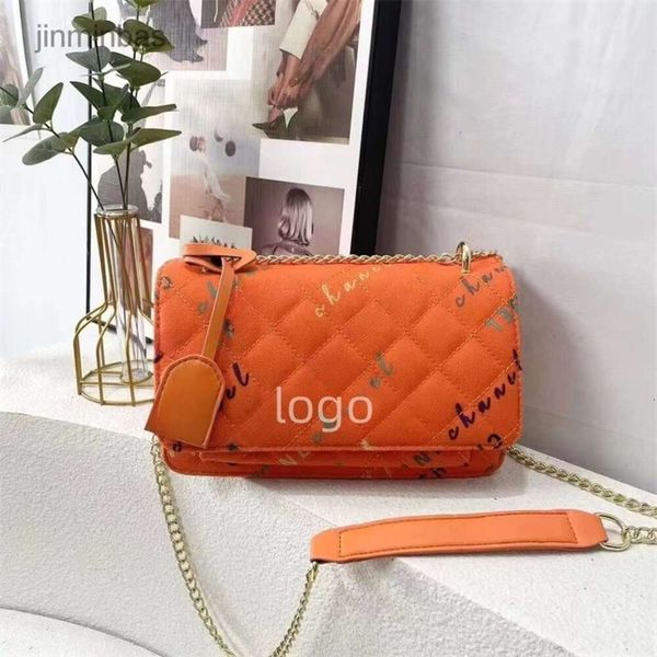 Diseñador superior Fábrica de bolsos de moda % 100 Venta al por mayor y al por menor Nuevo Yangqi Red Ling Checker Bag Cadena Gran capacidad Textura del hombro Pequeña fragancia Crossbody Axila