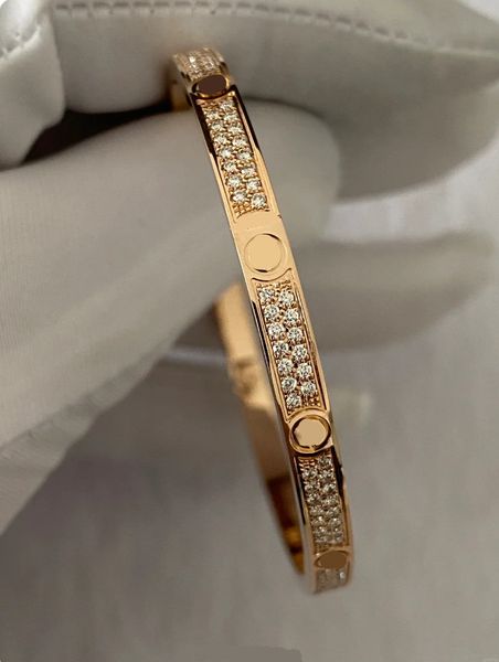 Top Designer Bracelet Gold Diamond Mens Silver Vis Bangle Bangle Jewlery Designer Fomen Nail Bracelet Luxury Bijoux Femme Designer Jewelry Love Have Charms Gift