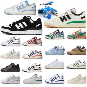 Top Designer Hot koop Vistage LuXury mannen vrouwen Trainers Sneaker Platform schoen Lage Top Leer Krijt Wit Gum College Paars Maat 36-47