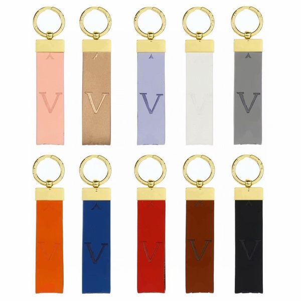 Top Designer Keychain Buckle Lovers Car Key-Ring-Ring Mak made Couers Designers Kechechains Men Femmes Bags Key Rings Pendants ACCESSOIRES