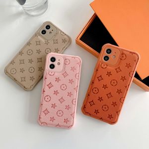 Top design en cuir caisses de téléphone pour iPhone 13 Pro Max 12 Mini 11 xs xr x 8 7 Plus Designers de mode Print Cover Luxury Mobile Full Coverage Protection Casekd387