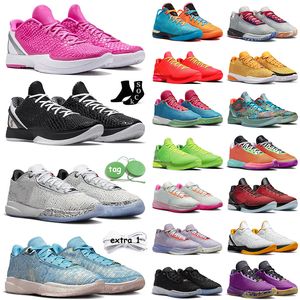 Top Designer LeBron 20 xx Témoin Mamba 6 Chaussures de basket-ball 6s Sneakers Protro Grinch Penser Pink All Star Young Heris Total Total I Promers Sport Trainers Taille 40-46