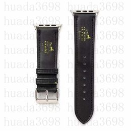 Top Designer Luxury Apple Watch Band 38 40 41 42 44 45 49 mm Flower Leather Watchs Strap Polsband voor IWatch 9 8 7 6 5 4 SE 3 2 Designer Watchbands