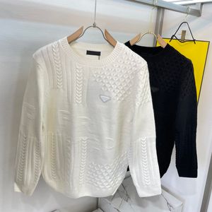 Top designer luxe herfst- en wintermode high street katoenen sweatshirt trui Wollen trui ademende losse warme casual trui voor mannen en vrouwen