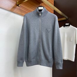 Top designer Luxe Automne / Hiver Mode High Street Coton Sweat-shirt Pull Cardigan à fermeture éclair Respirant Chaud Pull décontracté pour hommes et femmes