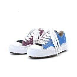 Top designer Maison Mihara Yasuhiro Sole originale toile à coupe basse sh pour hommes Miharayasuhiro Toe Cap Sneaker Mens Mmy Sports Shoens Sport OG Dissolving 498 381