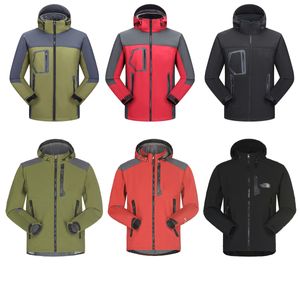 TOP Designer Hommes North Jacket Veste Softshell imperméable et respirante Hommes Manteaux de sport en plein air Femmes Ski Randonnée Coupe-vent Hiver Outwear Soft Shell Face Coats