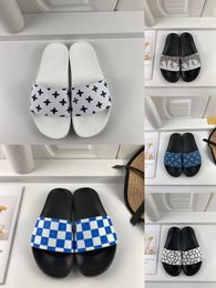 Las mejores sandalias de diseñador para hombre y mujer, zapatillas Deluxe L, bolsa a prueba de polvo naranja, moda de verano, cubierta deslizante ancha y plana, chanclas gruesas y cómodas 36-45