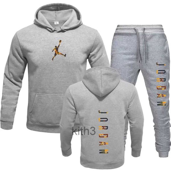 Top Designer Men Sport Running Basketball Set Sudadera con capucha y pantalones Pantalones de alta calidad al por mayor Mujeres Chándal HYF9