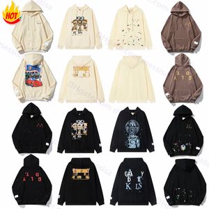 Designer Hoodies Galleries Tops Depts hooded Mens women Fashion Loose pullover Sweatshirt Casual Unisex Cottons letter print Luxurys Clothing Size S-XL