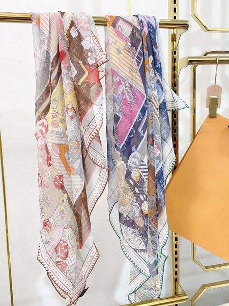 Top diseñador estampado diadema de bufanda de seda para mujeres hombres lujo de mango largo bufandas de bolsas para paris para el hombro en el maldito.