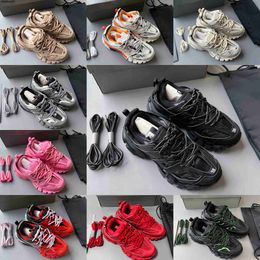 Top Designer Chaussures Marque De Luxe Hommes Femmes Balenciga Track 3 3.0 Chaussures Casual Baskets En Cuir Baskets En Nylon Impression Plate-Forme Chaussures