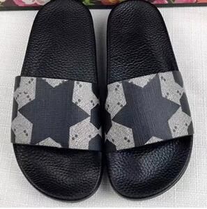 Top designer schoenen luxe dia zomer licht kwaliteit mode brede platte gladde sandalen slipper flip flop maat 35-45 bloem doos