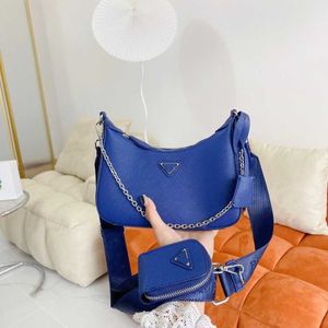 Topontwerper schoudertassen Crossbodytas Tote Damesmode 3-in-1 waterdichte nylon schoudertas met halve maan 8 kleurkeuze Geschenkdoos Verpakking Fabriek Directe verkoop