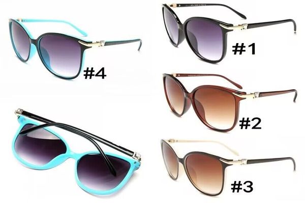 Top Diseñador Gafas de sol Sandy Beach Marca Gafas Sombras al aire libre PC Farme Moda Clásico Señoras Gafas de sol de lujo Espejos para mujeres El mejor regalo