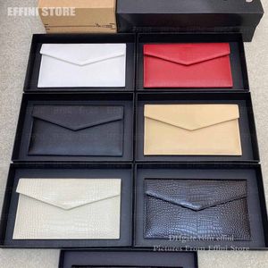 Top Designer UPTOWN Clutch Bag Envelop Handtas Portemonnee EFFINI Dames Socialite Krokodil Reliëf Kaviaar ECHT echt leer met klep Magnetische sluiting Zaktassen