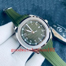top designer watches for men 316 Acier Vert Blanc 40mm Aquanaut Jumbo 5167R-001 Ref.5168G-010 Mouvement Mécanique Automatique Mens Watch Watches