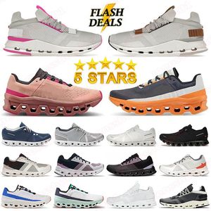 Zapatillas de envío gratis para hombres Mujeres Cloud Nova Pink Brown Top CloudMonster Burgoundy Mens Flat Trainers Clouds Dhgate Todos los mocasines blancos Blancos caminando