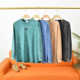 Topontwerpers herfst- en wintermode high street katoenen sweatshirt trui met capuchon Ademende losse tie-dye casual hoodie voor heren en dames