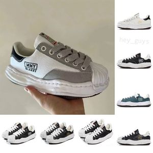 Top Designers Casual Chaussures Maison Mihara Yasuhiro Miharas Luxe Mode Baskets Marque Toile Cuir Original Baskets Hommes Femmes 35-44 Shell Head Low Chaussures Plates