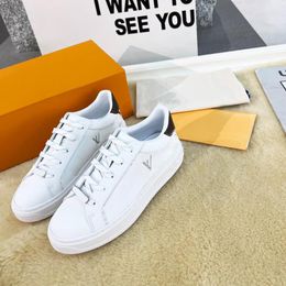 Top Designers Time Out schoenen Dames Casual schoenen met loopvlak Rubberen buitenzool sneakers Luxe kalfsleer Presbyopie Canvas bedrukte sneakers outdoor Trend schoenen