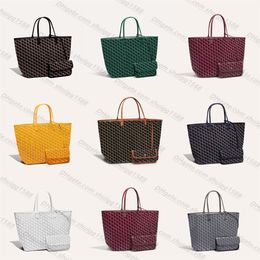 Topkwaliteit ontwerper Anjou The Tote Bag Womens Weekend Luxe Crossbody Tote dubbelzijdige boodschappentassen Handtas Heren Travel Pochette Cleo echte lederen schoudertassen