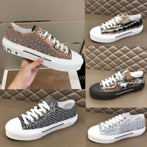 topontwerpers vintage print geruite gestreepte sneakers platte schoenen lage gabardine heren belettering geruite canvas schoen gymschoenen canvas sneakers eur 36-46