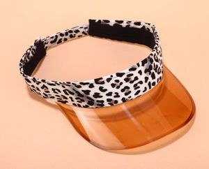 Top lege hoed PVC Men Dames buiten sporthoed Leopard Summer Visors Cap voor golf wandelen tennis Running zonnebrandcrème CAP9365106