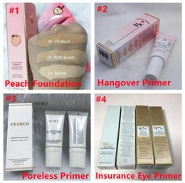 Top Face Makeup Matte Primer Foundation 3 couleurs 48 ml Face Cream Porless 28G Primer Shadow1535571