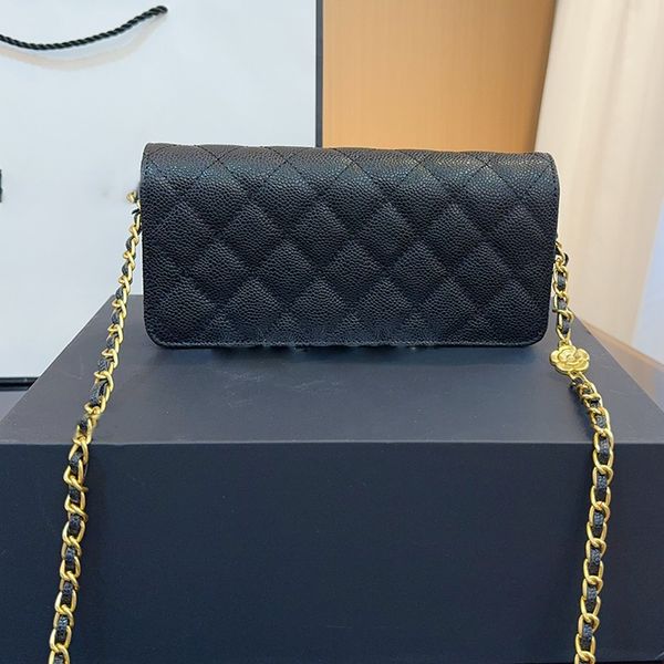 Top célèbre marque sacs femmes sacs de soirée de luxe en cuir véritable diamant à motifs caviar texture pochette sac à bandoulière portefeuille mini sac baguette sac