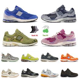Top Fashion 2002R Casual Chaussures Og Sneakers B2002R Royal Grey Light Arctic Grey Purple Pack Green Deep Ocean Slate pour Hommes Femmes Jogging Taille 36-45
