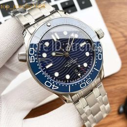 Top Fashion Mechanical Mechanical Self Wailing Watch Men Sier Ceramic Bisel 42mm Diseño clásico Muñeco de pulsera Casual de acero inoxidable 9418 9418