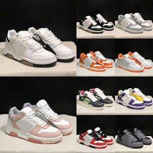 Top Fashion Calf Leather Offing Office Designer White Shoes Offs Trainers Dames Mens Arrows Motif Athletic Sneakers voor wandelplatform Vintage Lopers