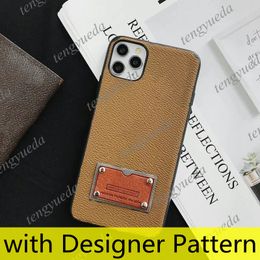 Top Fashion Deluxe Designer Telefoonhoesjes voor iPhone 15 15pro 14 14pro 14plus 13 13pro 12pro 12 11 pro max XS XR Xsmax Lederen Stick Tag Luxe mobiele telefoon beschermhoes