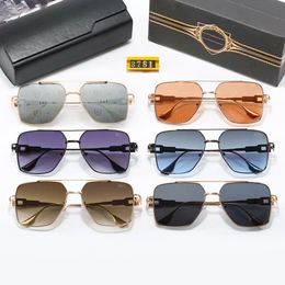 Dita Fashion Des lunettes de soleil créatrices pour femme masculine luxe Dhgate Summer Metal Frame Sun verrouses marque Lady Sunglasses Run Glasse