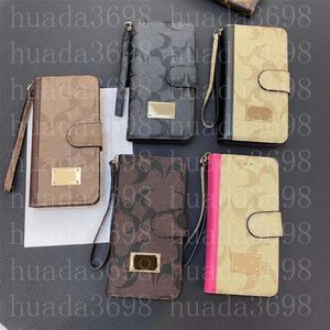 Fundas para teléfono con billetera de diseñador de moda superior para iPhone 15 14 14plus 13 12 11 pro max XR Samsung S24 S23 S22 Note 20 Titular de la tarjeta de cuero universal Funda para teléfono móvil con bolsillo