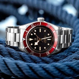 Top Fashion Diver Watch Men 100ATM Reloj automático impermeable con fecha Relojes deportivos Reloj de pulsera mecánico para hombre Relojes de pulsera