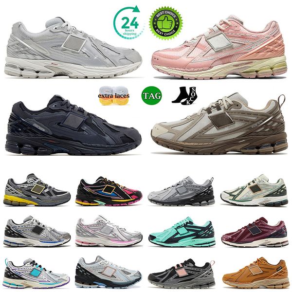 Diseñador 1906 zapatillas de zapatillas para hombres Mujeres nube de protección blanca paquete de color verde color rosa verde diseñadores verdes nuevos 1906r entrenadores al aire libre zapatilla