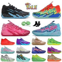 Top Fashion Lamelo Ball Chaussures Wings 01 of One Basketball Chaussures Lamelos MB.03 02 Baskets GutterMelo Chino Hills Rick et Morty Supernova Rose Vert Femmes Hommes Baskets