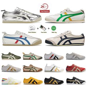 Top Fashion Low Designer OG Mexico 66 Tiger Runner Chaussures Designer Toile Baskets Paresseux Bouleau Peacoat Noir Blanc Vert Hommes Femmes Baskets Casual Baskets 36-45