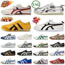 Top Fashion Luxury Tiger Mexico 66 Baskets Designer Casual Onitsukass Chaussures Plateforme Vintage OG Mocassins Baskets Blanc Pur Argent Bouleau Vert Rouge Jaune Runner